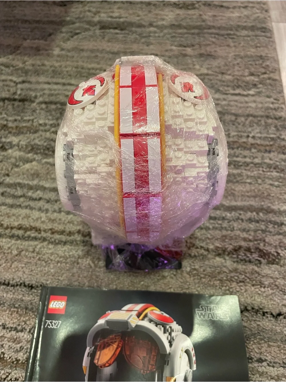 Star Wars Luke Skywalker Red Five Helmet with Orange Visor - LEGO